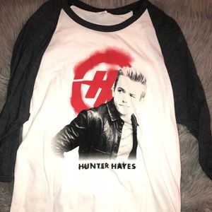 Hunter Hayes baseball tee
